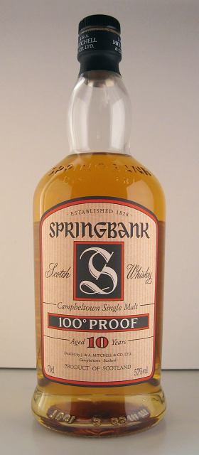 Springbank 100 Proof 57%