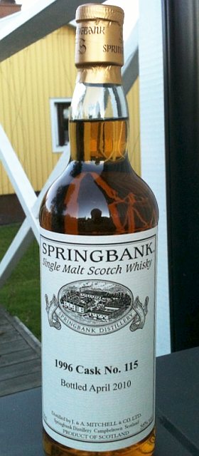 Springbank cask 115 56%-1996 2010